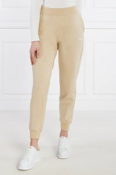 Spodnie dresowe SHUFFLE PANTS | Regular Fit Hugo Bodywear camel