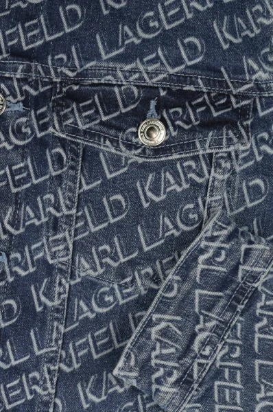 Kurtka jeansowa | Regular Fit Karl Lagerfeld Kids niebieski