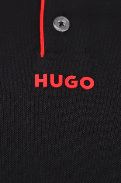 Поло | Regular Fit HUGO KIDS чорний