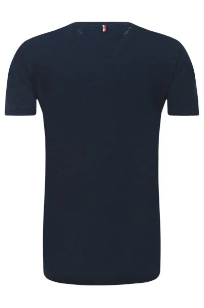 T-shirt FUN POCKET | Regular Fit Tommy Hilfiger granatowy