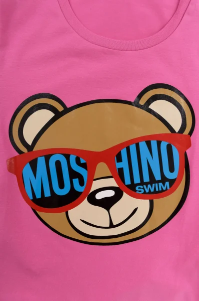 T-shirt Moschino Swim różowy