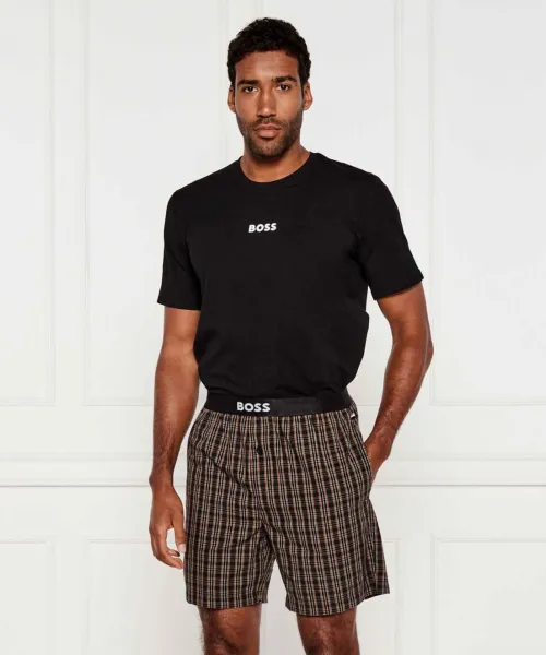 Піжами Easy Short Set BOSS BLACK | чорний Regular Fit 50545944