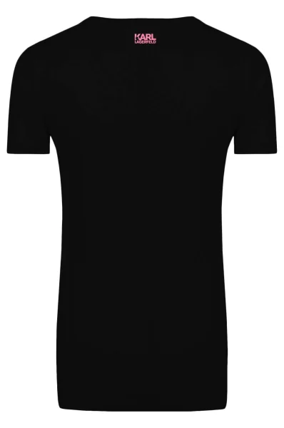 T-shirt Lightning Bolt Karl Lagerfeld czarny