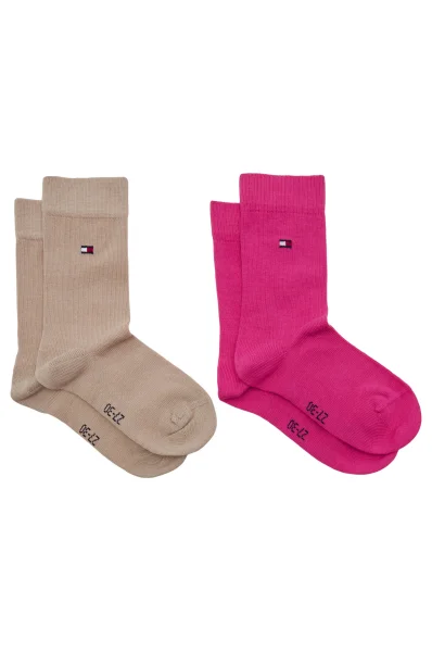 Шкарпетки 2 пари Tommy Hilfiger рожевий