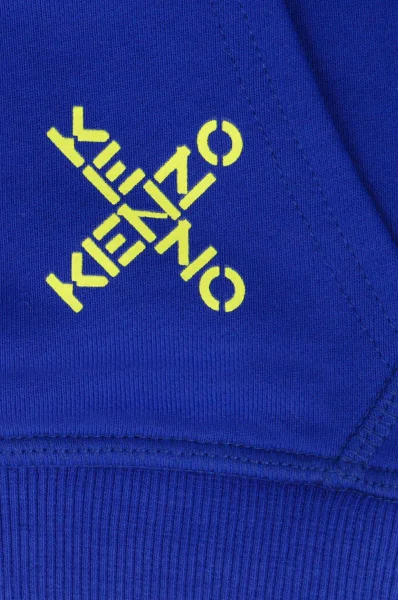 Bluza | Regular Fit KENZO KIDS niebieski