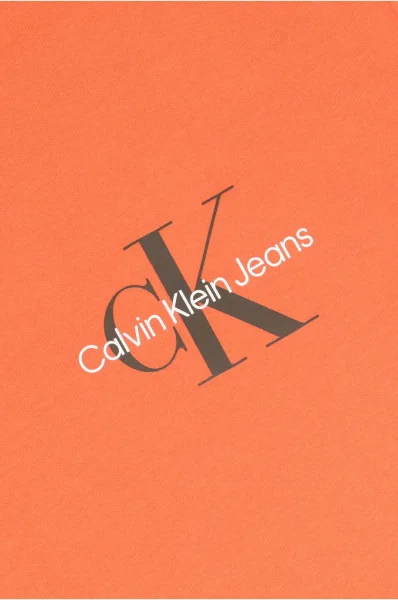 T-shirt | Regular Fit CALVIN KLEIN JEANS pomarańczowy