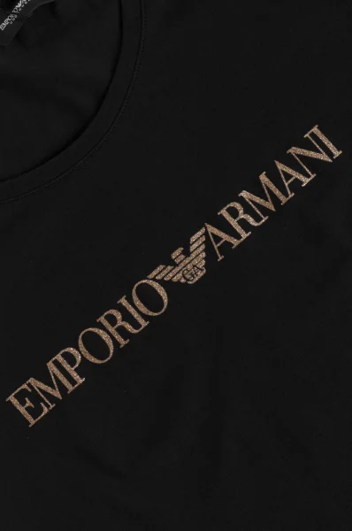 Piżama Emporio Armani czarny