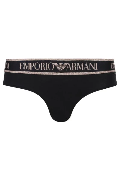 Piżama Emporio Armani czarny