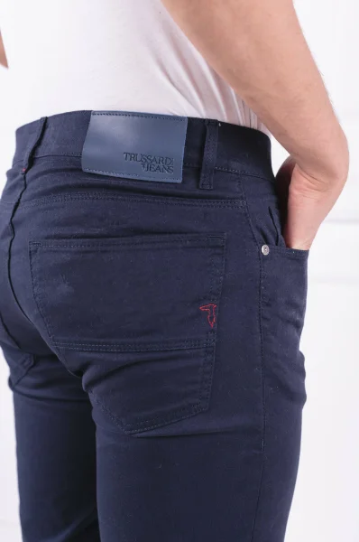 Trousers | Regular Fit Trussardi navy blue