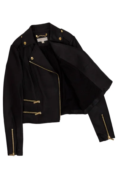 Leather biker jacket  Michael Kors black