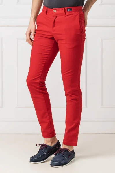 Trousers Chino bleecker | Slim Fit Tommy Hilfiger red