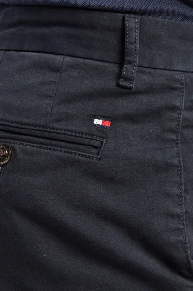 Spodnie chino DENTON CHIN | Straight fit Tommy Hilfiger granatowy