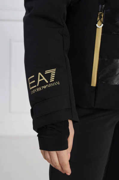 лижна куртка | regular fit EA7 чорний