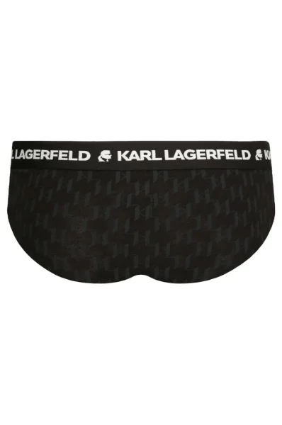 брифи 3 пари Karl Lagerfeld чорний