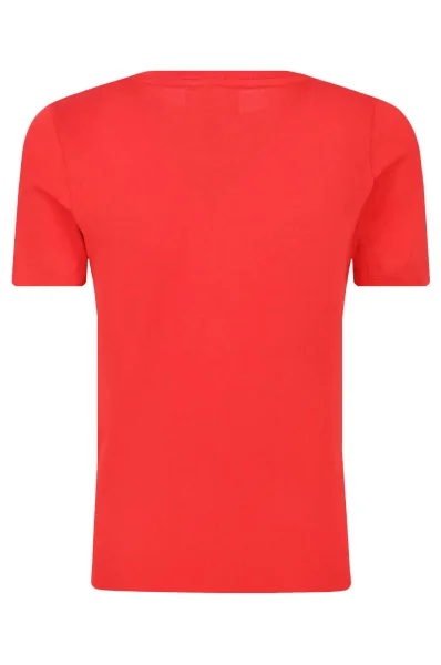 T-shirt | Regular Fit EA7 czerwony