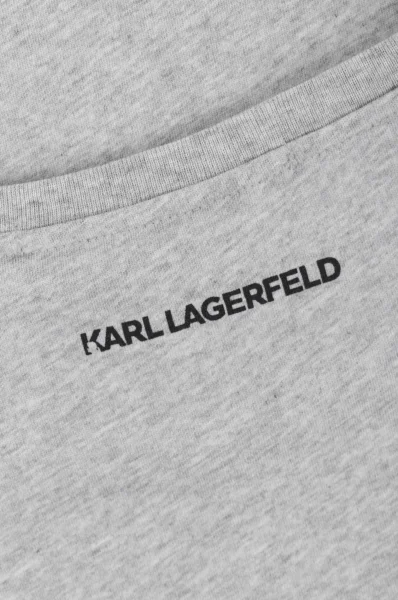 T-shirt Ikonik Emoji Karl Lagerfeld popielaty