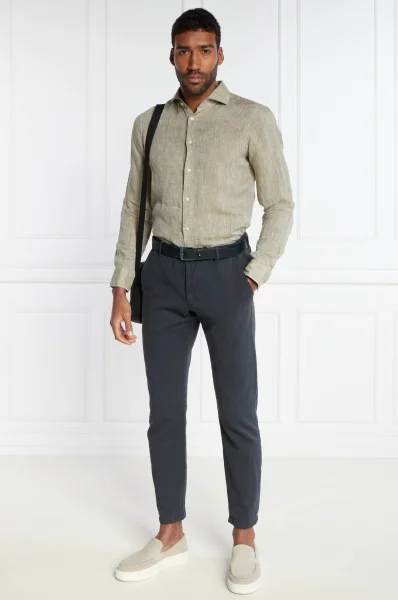 Spodnie chino Maxton | Modern fit | z dodatkiem lnu Joop! Jeans granatowy