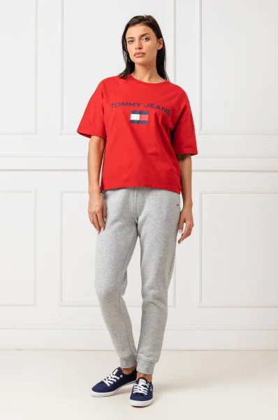 T-shirt TJW 90s LOGO | Regular Fit Tommy Jeans czerwony