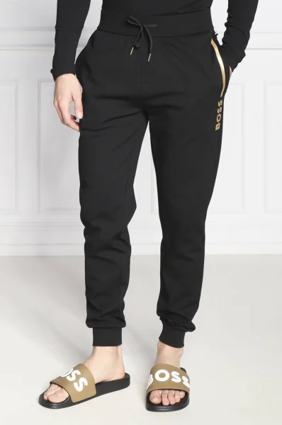 спортивні штани tracksuit pants | regular fit BOSS BLACK чорний
