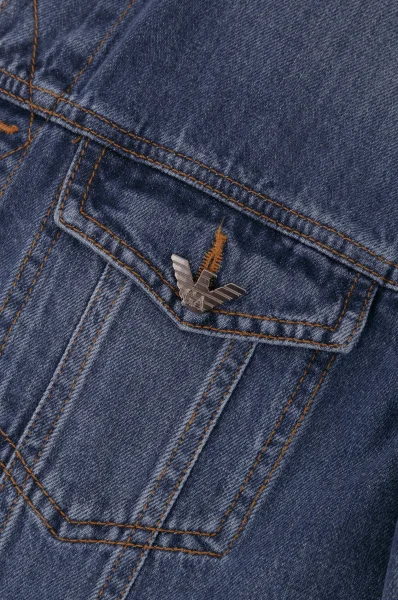Kurtka jeansowa Emporio Armani blue