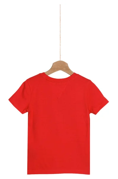 T-shirt Logo Tommy Hilfiger czerwony