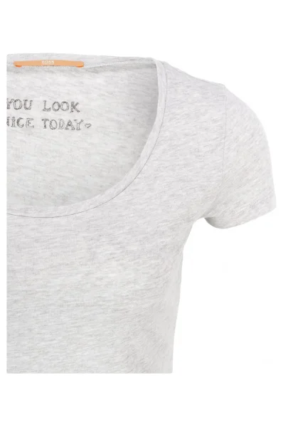 Tafame T-shirt BOSS ORANGE ash gray