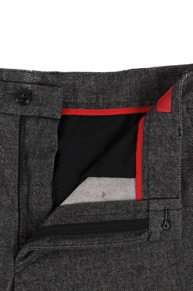 Spodnie Heldor | Extra slim fit HUGO grafitowy
