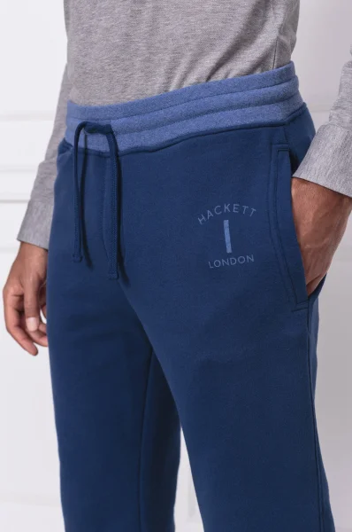 Spodnie dresowe | Classic fit Hackett London granatowy