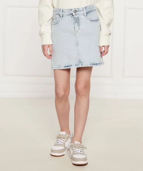 Jeansowa spódnica Calvin Klein Jeans | Błękitny IG0IG02893