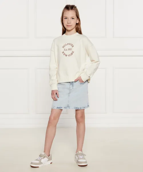 Jeansowa spódnica Calvin Klein Jeans | Błękitny IG0IG02893