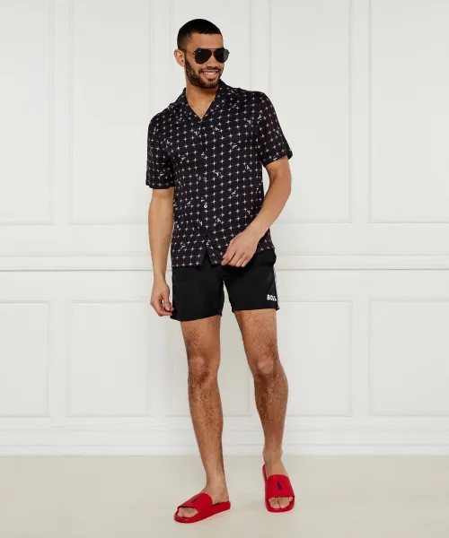 Koszula Calvin Klein Swimwear | Czarny Regular Fit KM0KM01148