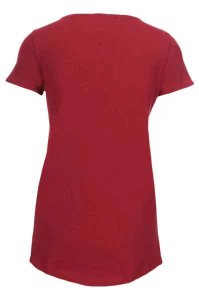 T-shirt THDW Basic Hilfiger Denim czerwony