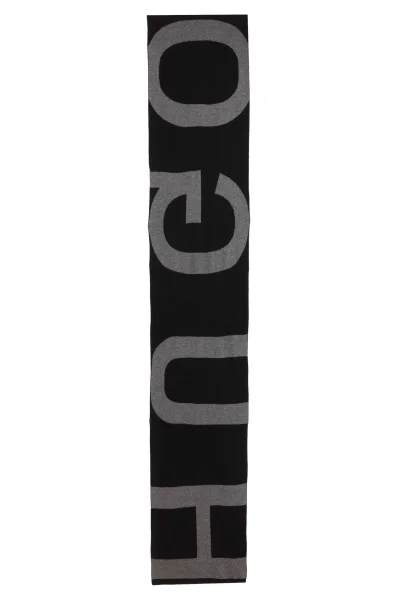 Double sided scarf Men-Z 529 HUGO black