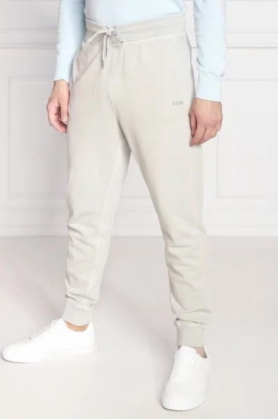 Spodnie dresowe Sefadelong | Regular Fit BOSS ORANGE popielaty