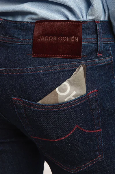 джинси j622 | slim fit Jacob Cohen темно-синій