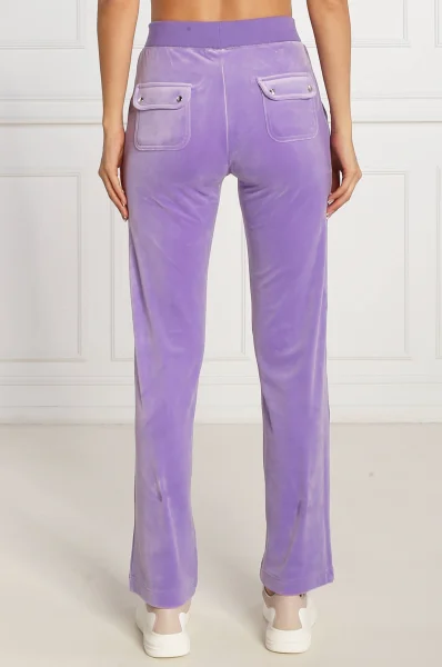 Spodnie dresowe Del Ray | Regular Fit Juicy Couture fioletowy