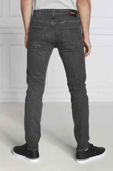 джинси taber bc-c | tapered fit BOSS ORANGE графітовий