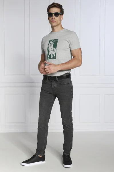 джинси taber bc-c | tapered fit BOSS ORANGE графітовий