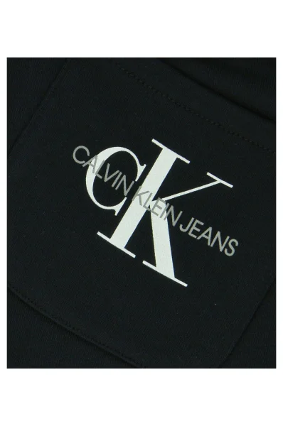 Spodnie dresowe MONOGRAM | Relaxed fit CALVIN KLEIN JEANS czarny