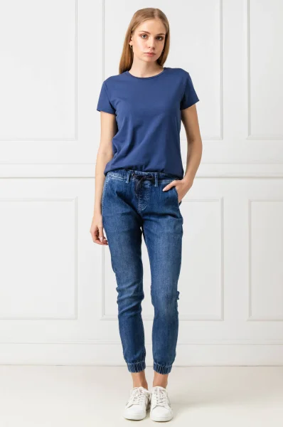 Spodnie jogger Cosie | Regular Fit Pepe Jeans London niebieski