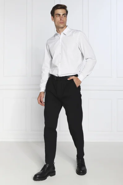 Spodnie Kenosh | Tapered fit BOSS BLACK czarny