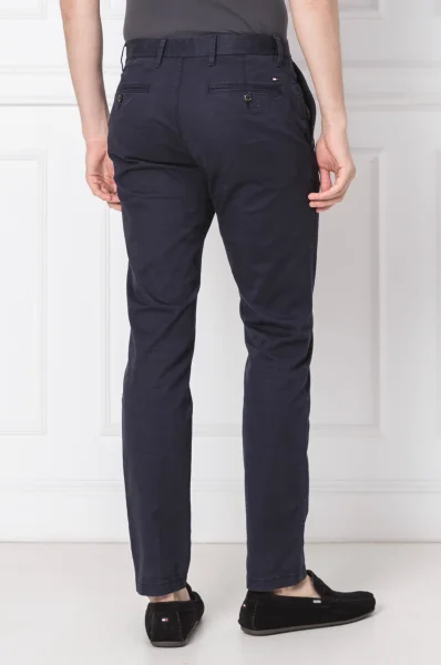 Trousers chino core denton | Straight fit Tommy Hilfiger navy blue