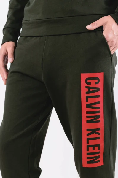 Spodnie dresowe KNIT PANT | Regular Fit Calvin Klein Performance zielony