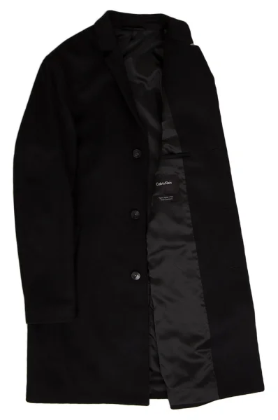 Woolen coat Carlo Calvin Klein black