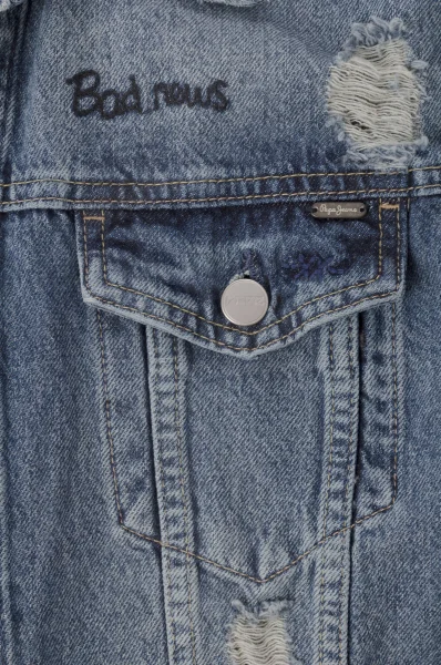 Kamizelka Jenny Scribble | Regular fit | Vintage Pepe Jeans London niebieski