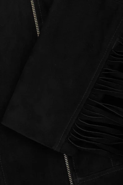 leather jacket  TWINSET black