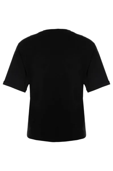 T-shirt Mix logo CALVIN KLEIN JEANS czarny
