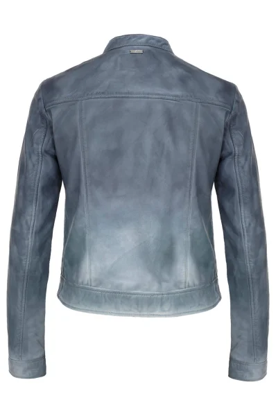 Abril Leather Jacket Pepe Jeans London blue