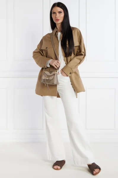 Jacket VICARIO | Relaxed fit | with addition of linen Weekend MaxMara beige
