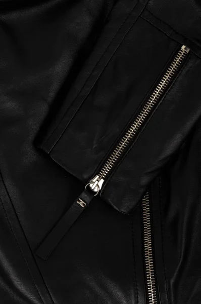 Leather Jacket Elisabetta Franchi black